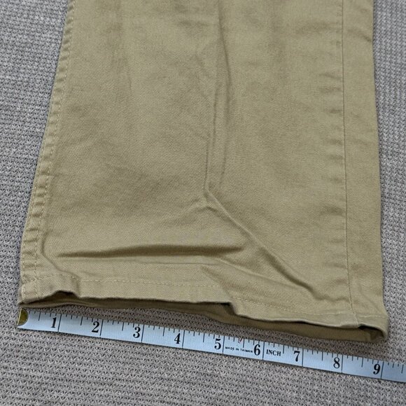 Dickies Mens Khaki Pants Stretch Straight Leg Pockets Tan Trouser Size 40X30 - Picture 13 of 13